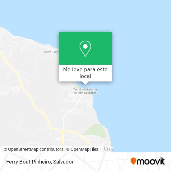Ferry Boat Pinheiro mapa