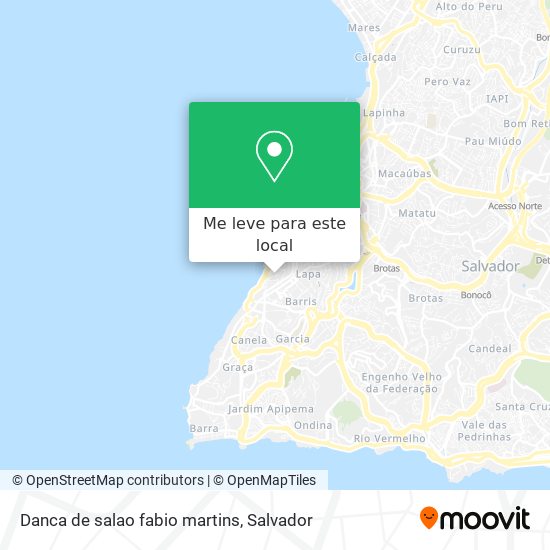 Danca de salao fabio martins mapa