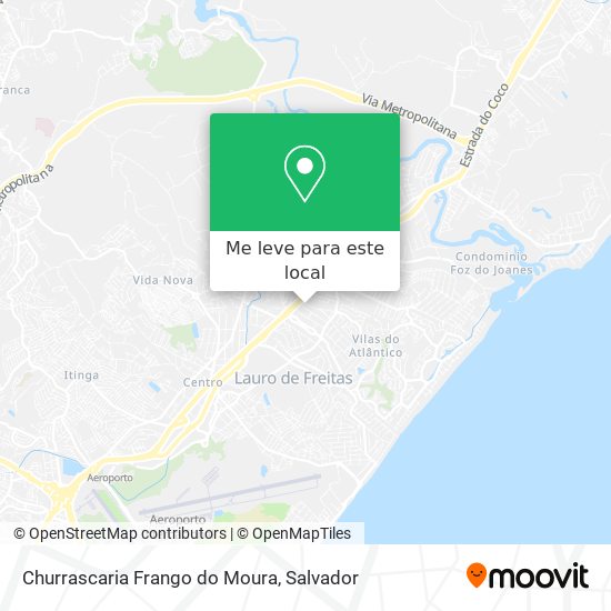 Churrascaria Frango do Moura mapa