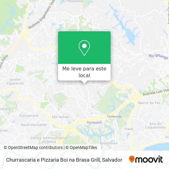 Churrascaria e Pizzaria Boi na Brasa Grill mapa