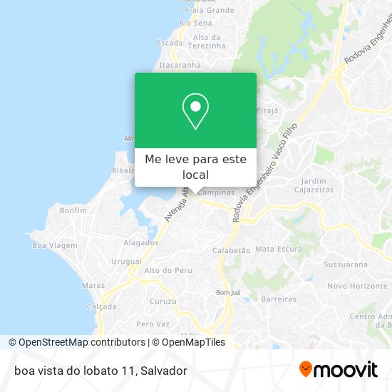 boa vista do lobato 11 mapa