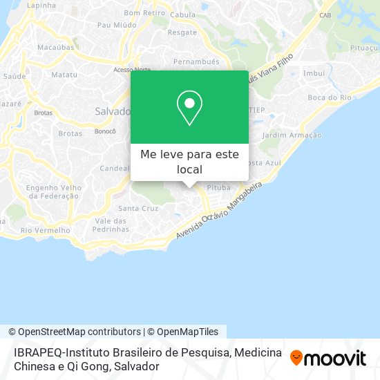 IBRAPEQ-Instituto Brasileiro de Pesquisa, Medicina Chinesa e Qi Gong mapa