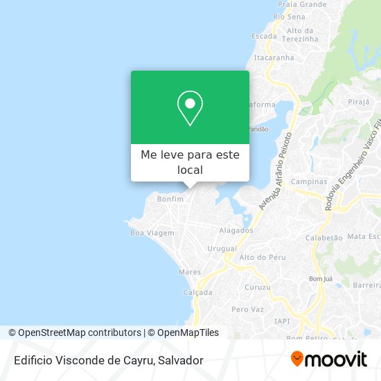 Edificio Visconde de Cayru mapa
