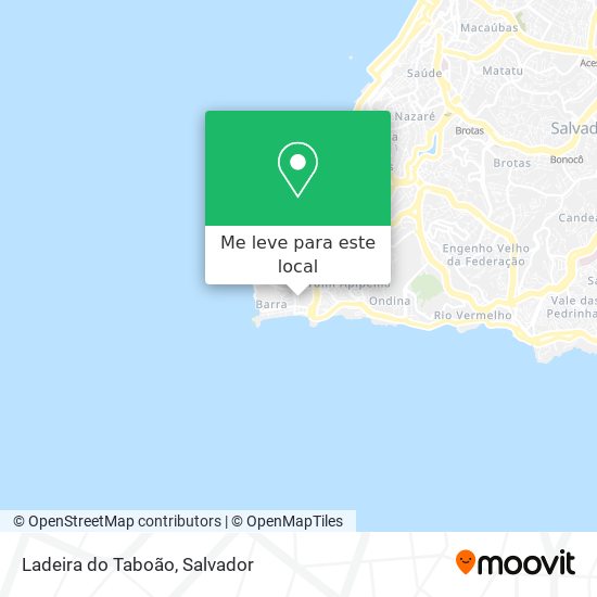 Ladeira do Taboão mapa