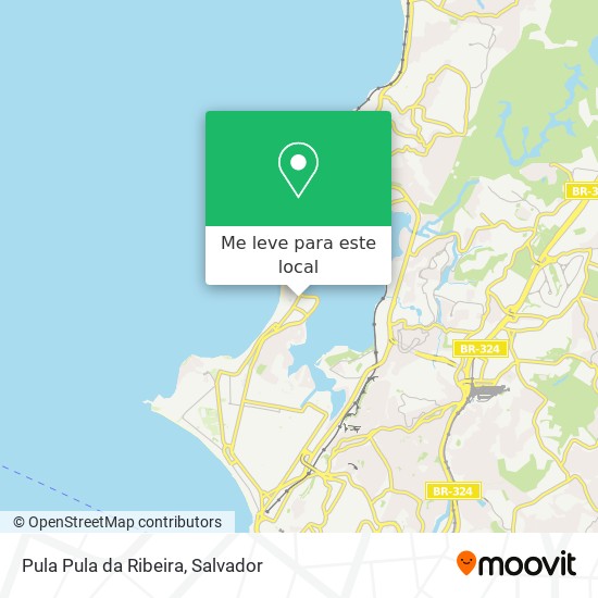 Pula Pula da Ribeira mapa