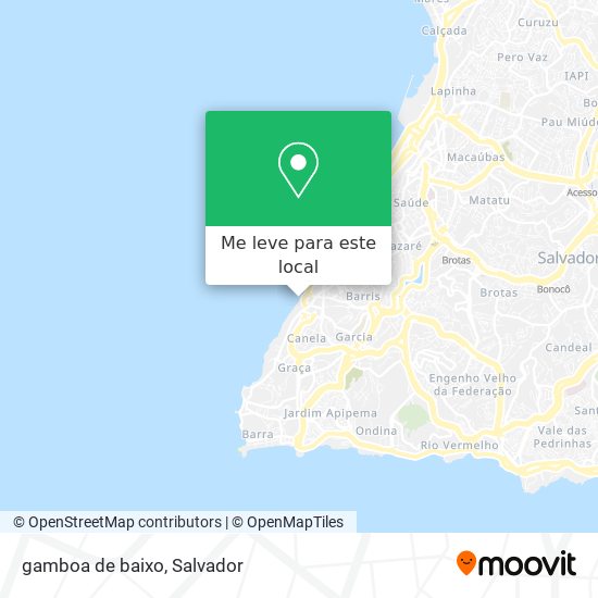 gamboa de baixo mapa