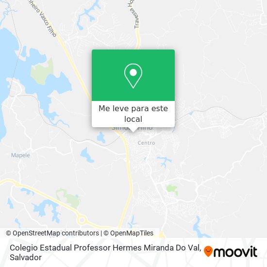 Colegio Estadual Professor Hermes Miranda Do Val mapa