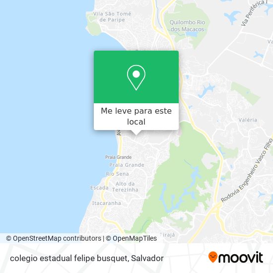 colegio estadual felipe busquet mapa
