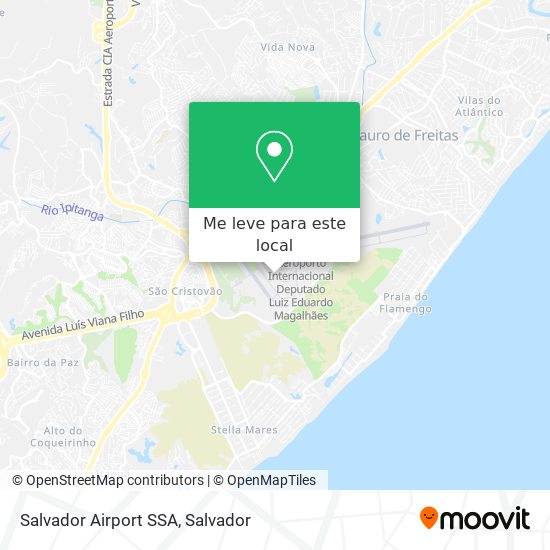 Salvador Airport SSA mapa