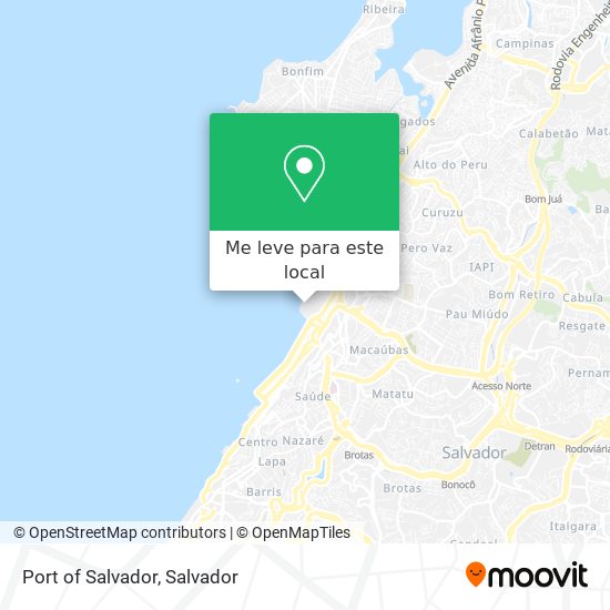 Port of Salvador mapa