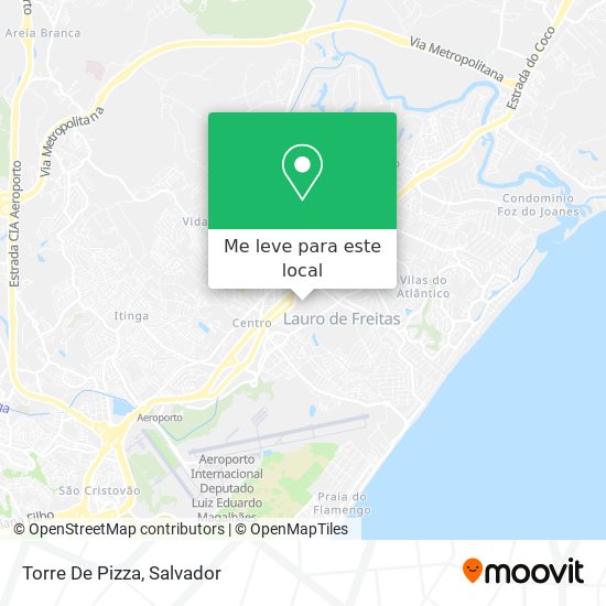Torre De Pizza mapa