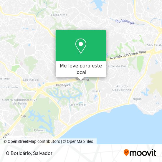 O Boticário mapa