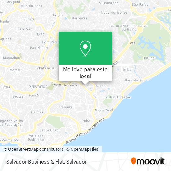 Salvador Business & Flat mapa