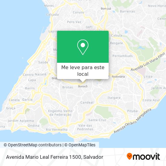 Avenida Mario Leal Ferreira 1500 mapa