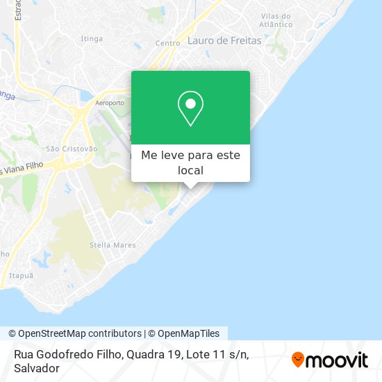 Rua Godofredo Filho, Quadra 19, Lote 11 s / n mapa