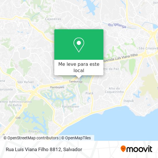 Rua Luís Viana Filho 8812 mapa
