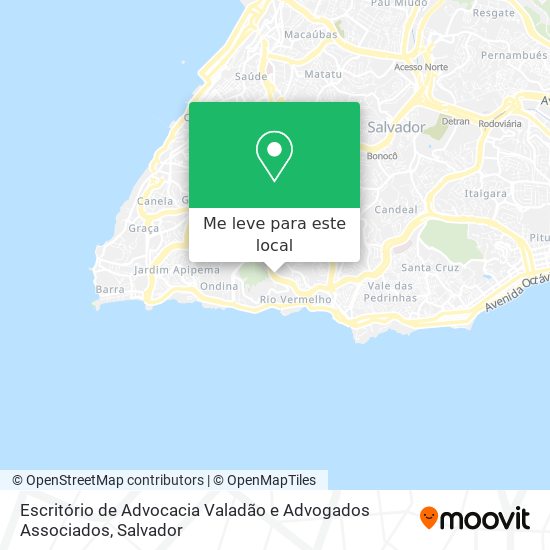 Escritório de Advocacia Valadão e Advogados Associados mapa