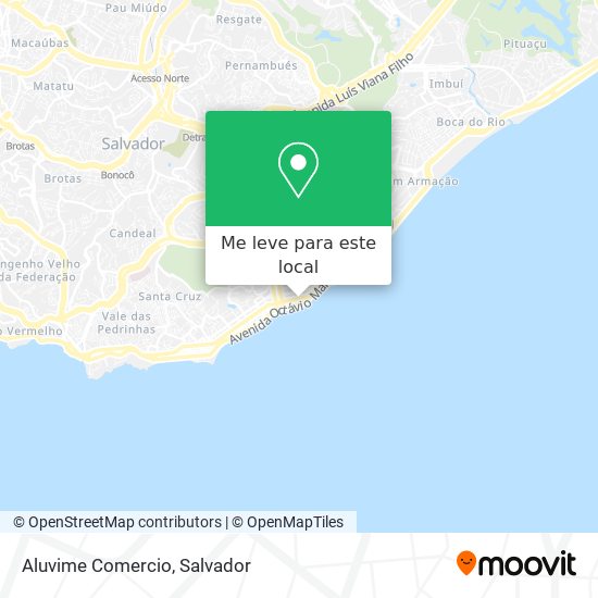 Aluvime Comercio mapa