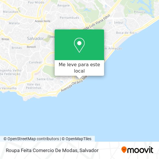 Roupa Feita Comercio De Modas mapa