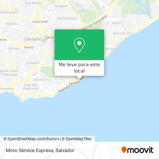 Moto Service Express mapa