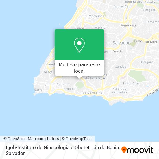 Igob-Instituto de Ginecologia e Obstetrícia da Bahia mapa