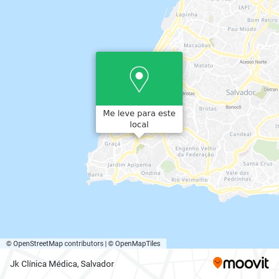 Jk Clínica Médica mapa