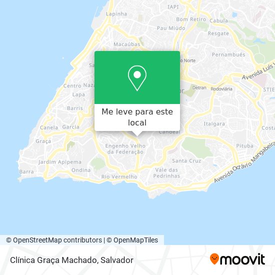 Clínica Graça Machado mapa