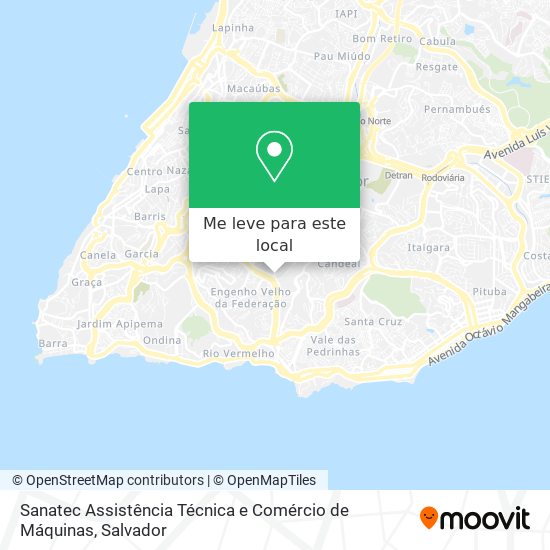 Sanatec Assistência Técnica e Comércio de Máquinas mapa