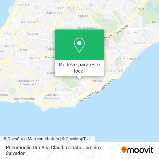 Pneumoclin Dra Ana Claudia Costa Carneiro mapa