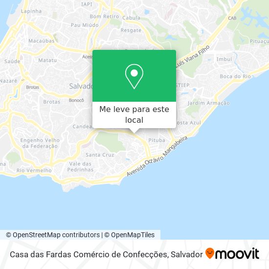 Casa das Fardas Comércio de Confecções mapa