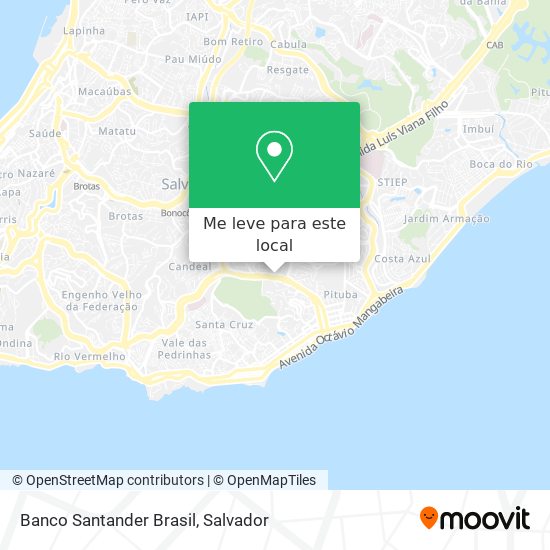 Banco Santander Brasil mapa