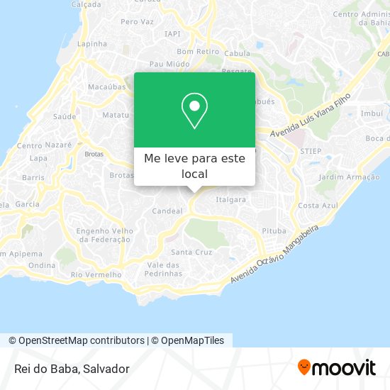 Rei do Baba mapa