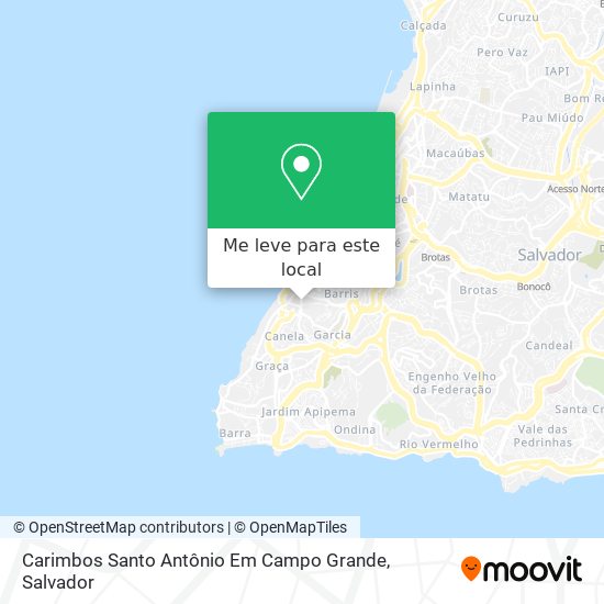 Carimbos Santo Antônio Em Campo Grande mapa