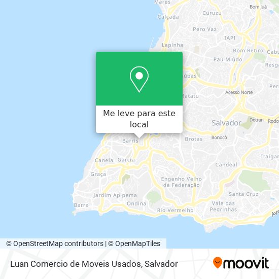 Luan Comercio de Moveis Usados mapa