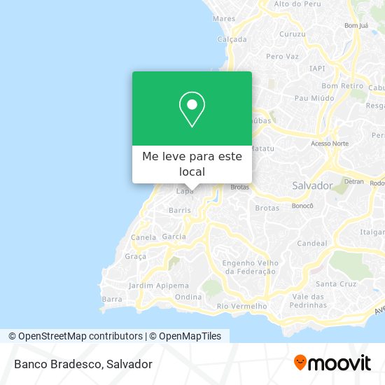 Banco Bradesco mapa