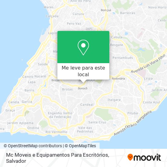 Mc Moveis e Equipamentos Para Escritórios mapa