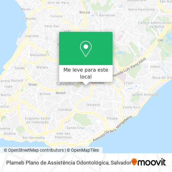 Plameb Plano de Assistência Odontológica mapa