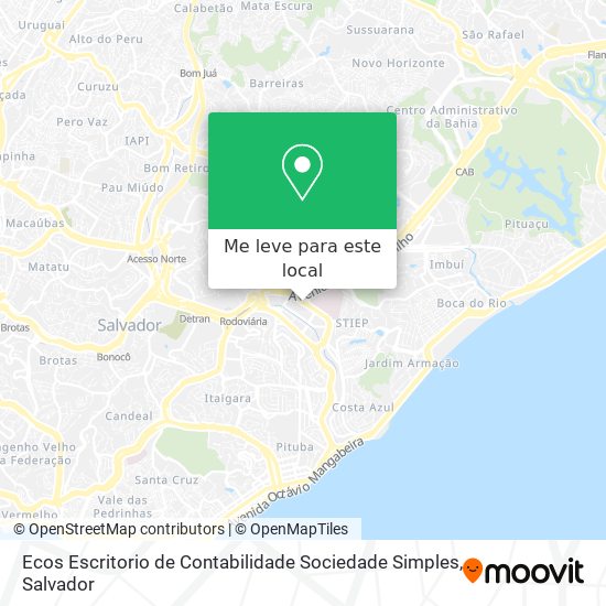 Ecos Escritorio de Contabilidade Sociedade Simples mapa