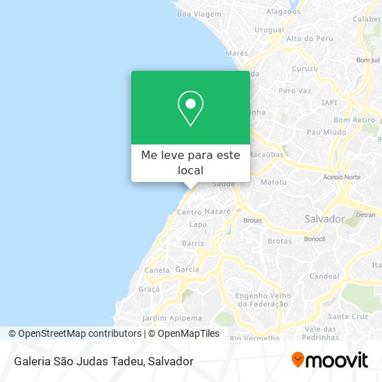 Galeria São Judas Tadeu mapa