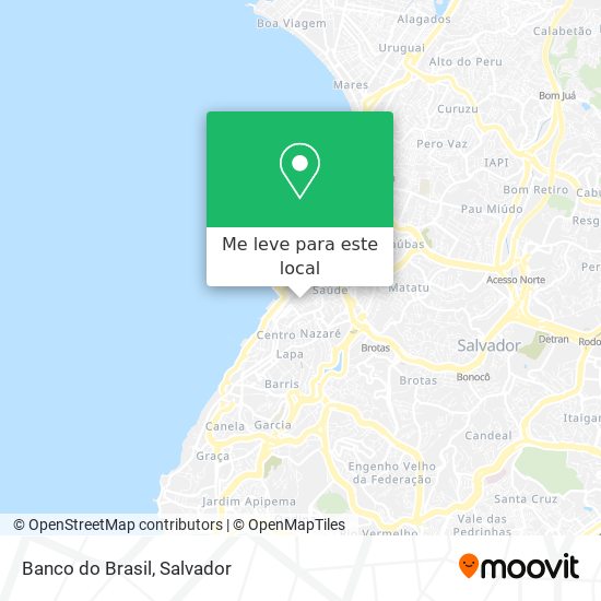 Banco do Brasil mapa