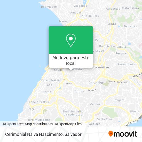 Cerimonial Nalva Nascimento mapa