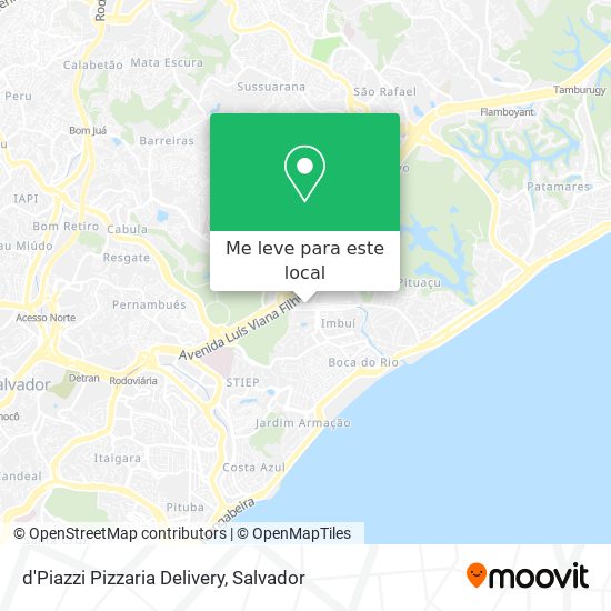 d'Piazzi Pizzaria Delivery mapa