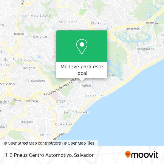 H2 Pneus Centro Automotivo mapa