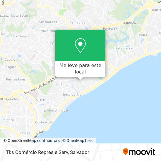 Tks Comércio Repres e Serv mapa