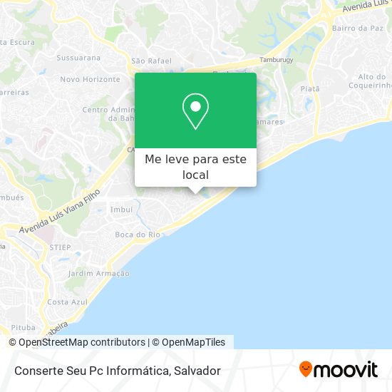 Conserte Seu Pc Informática mapa
