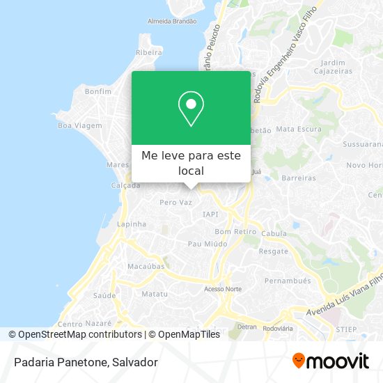 Padaria Panetone mapa