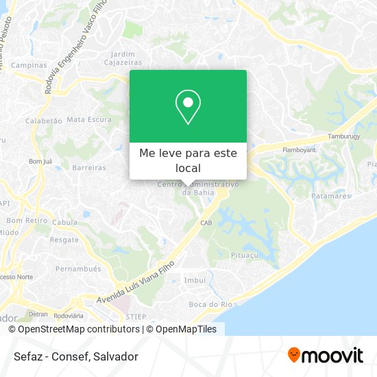 Sefaz - Consef mapa