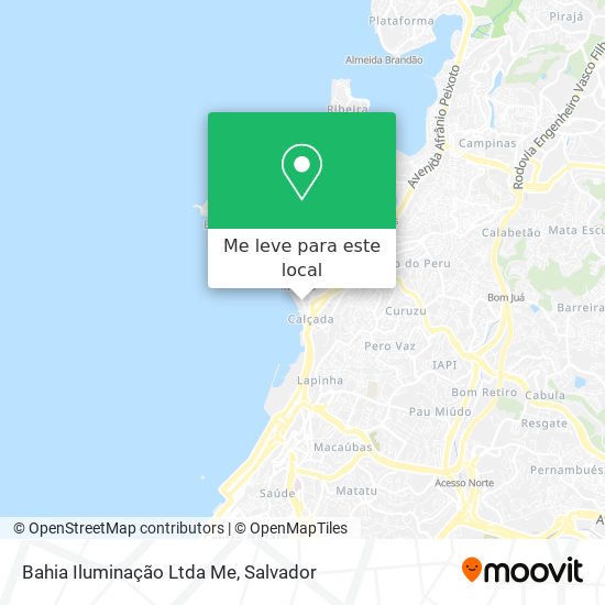 Bahia Iluminação Ltda Me mapa