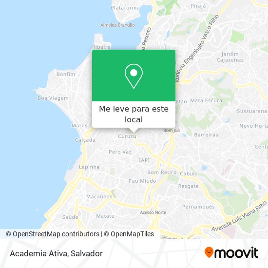 Academia Ativa mapa