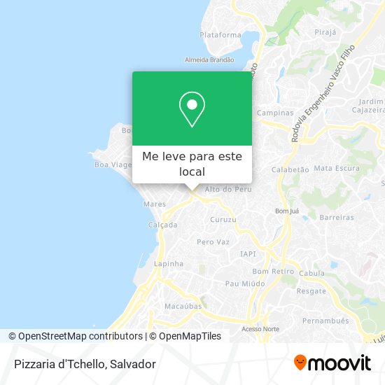 Pizzaria d'Tchello mapa